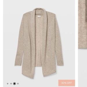 NWOT Club Monaco Cristina Cashmere Cardigan in cream M/L excellent condition